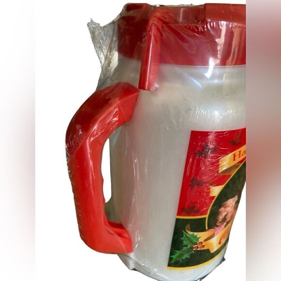 VINTAGE Coca-Cola 44oz Travel Mug Santa Christmas Holiday - Sealed - Picture 3 of 5